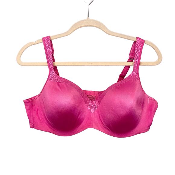 Playtex Other - Playtex Women's Pink Stretch Intimates Padded Full Coverage Bra Size 42C